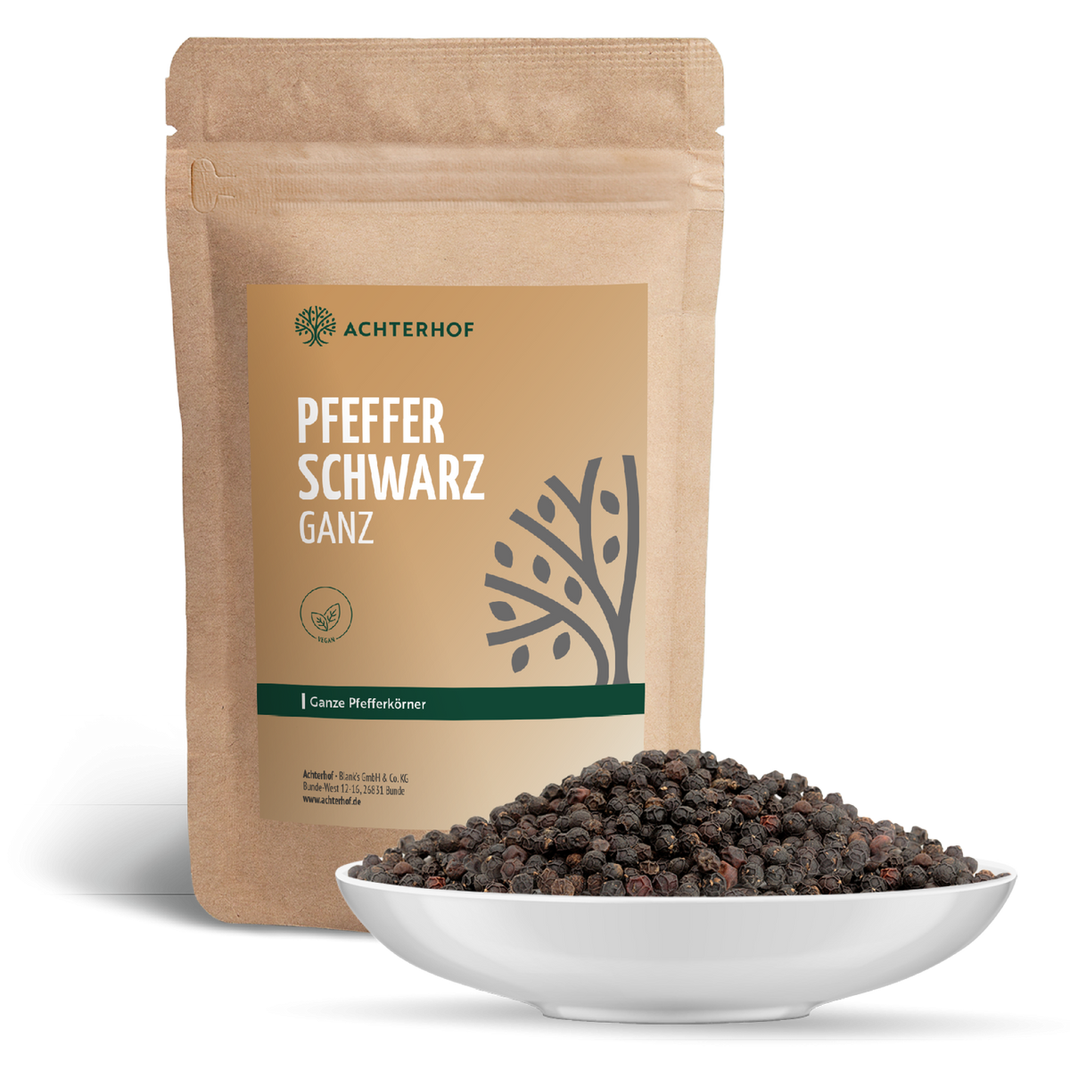 Pfeffer schwarz ganz (1000g)
