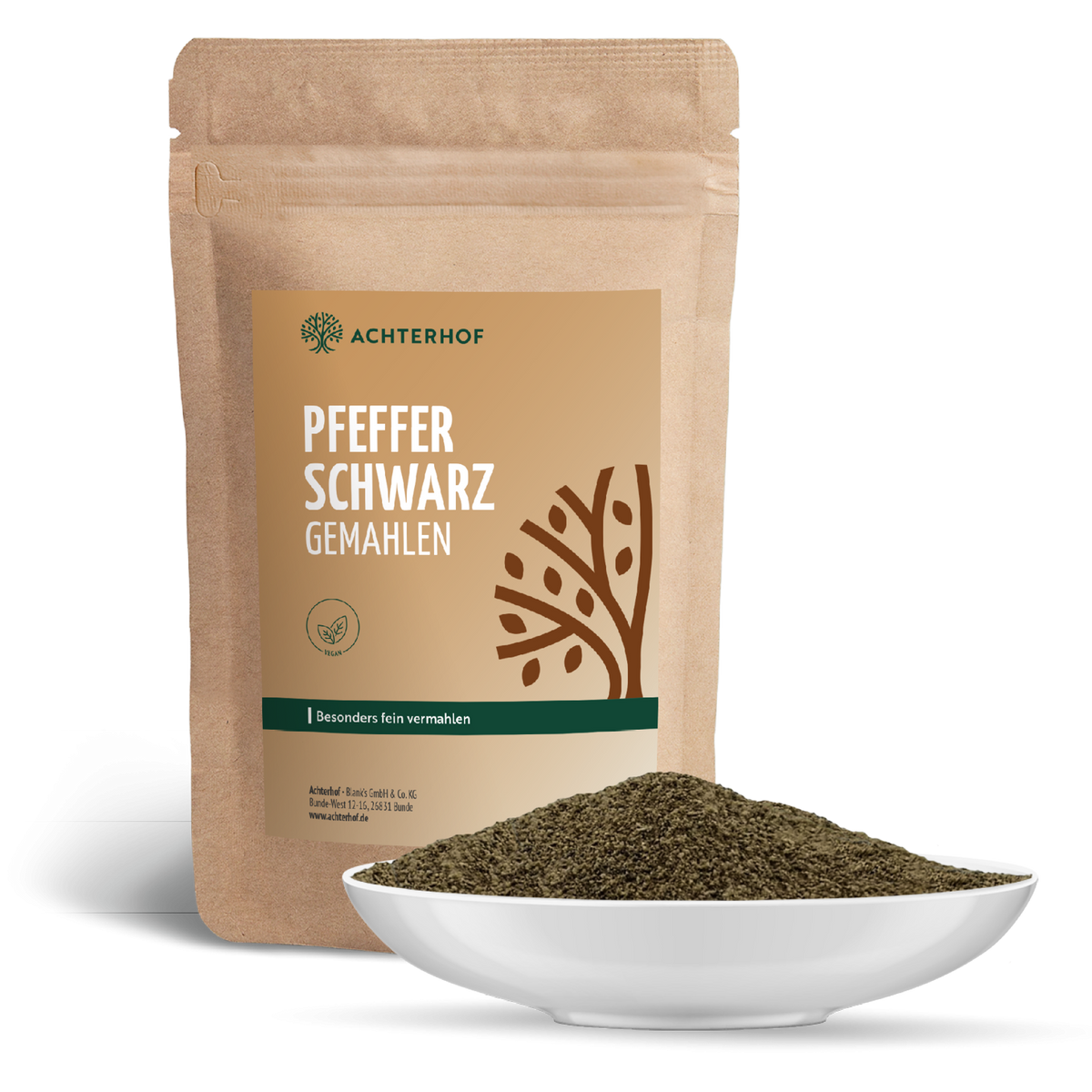 Pfeffer schwarz gemahlen (100g)