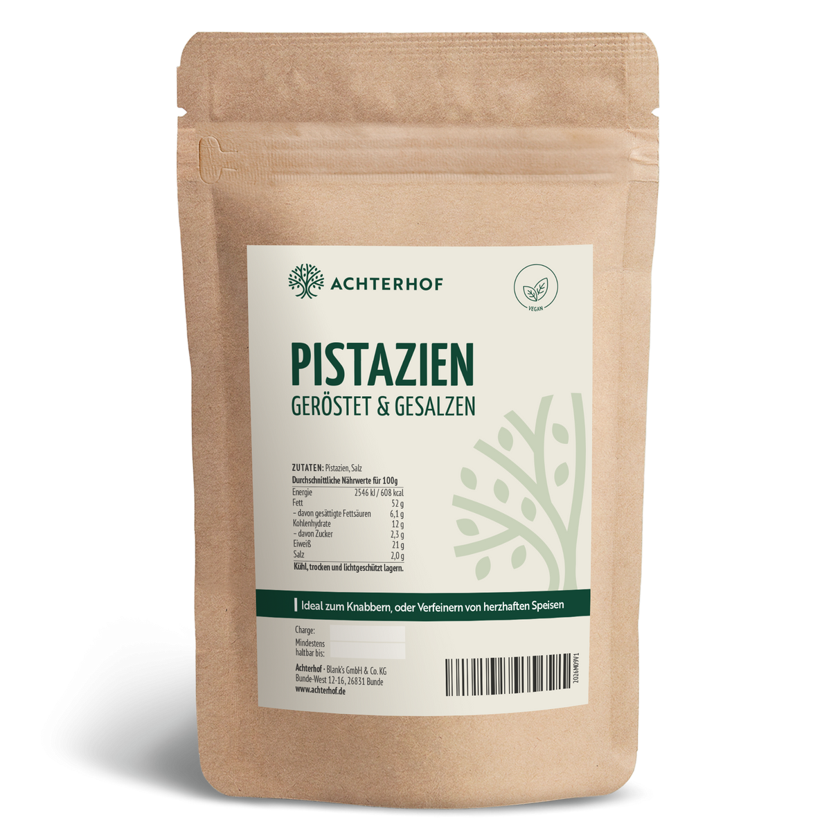 Pistazien geröstet & gesalzen (500g)