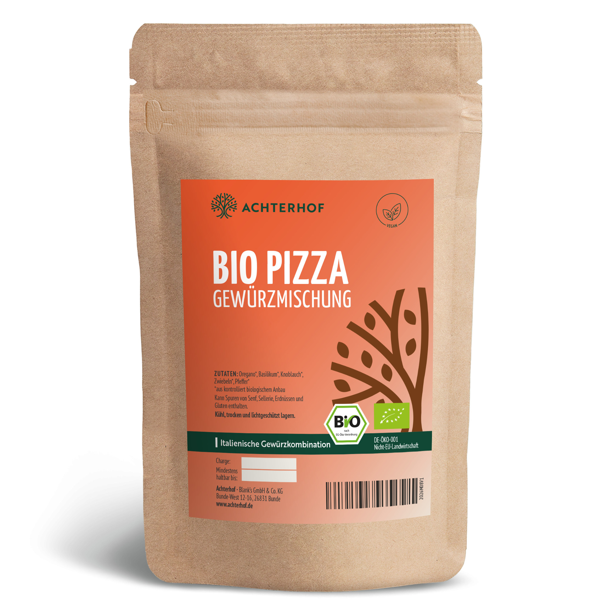 Pizza Gewürzmischung Bio (100g)