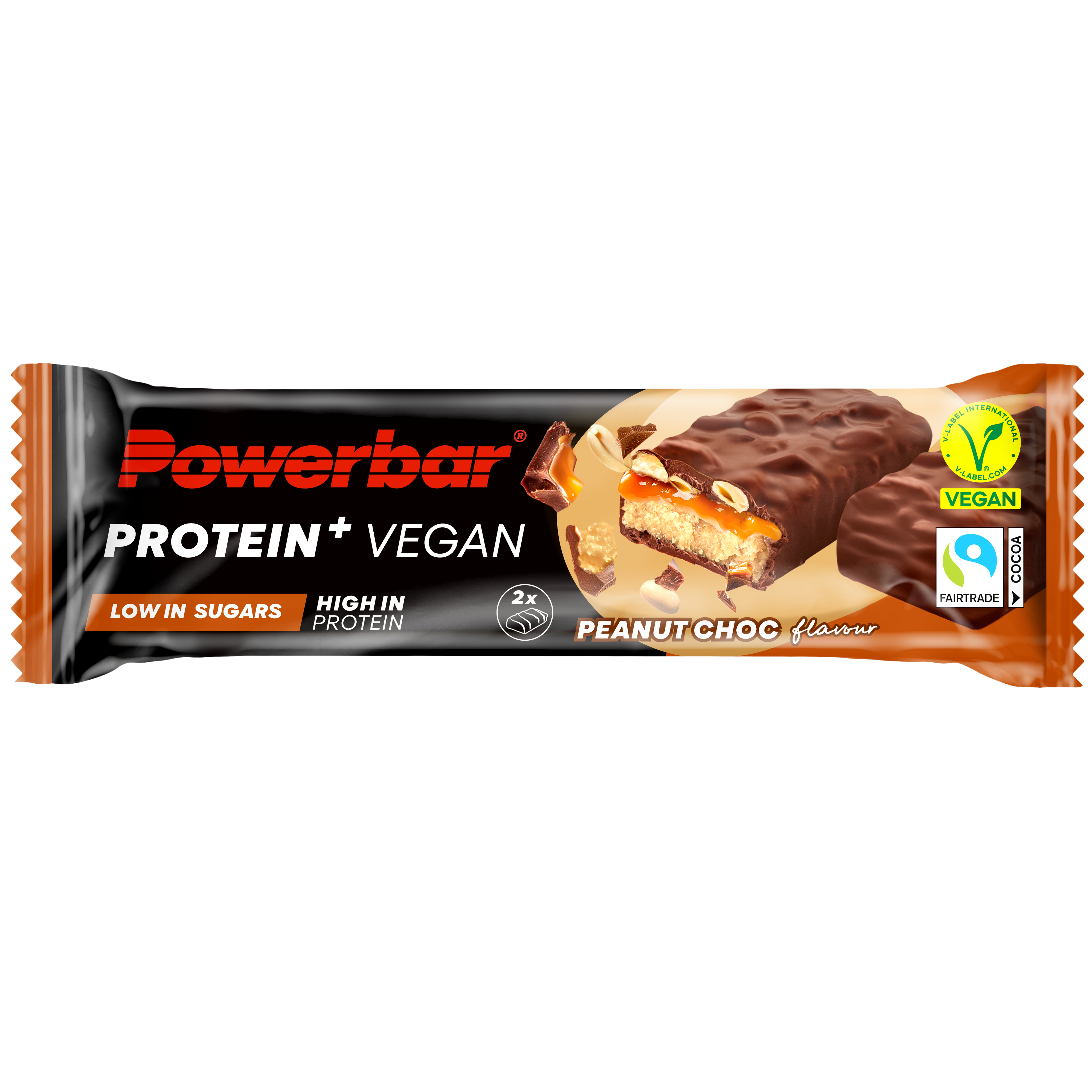 Protein+ Vegan Low in Sugars Bar (12x42g)