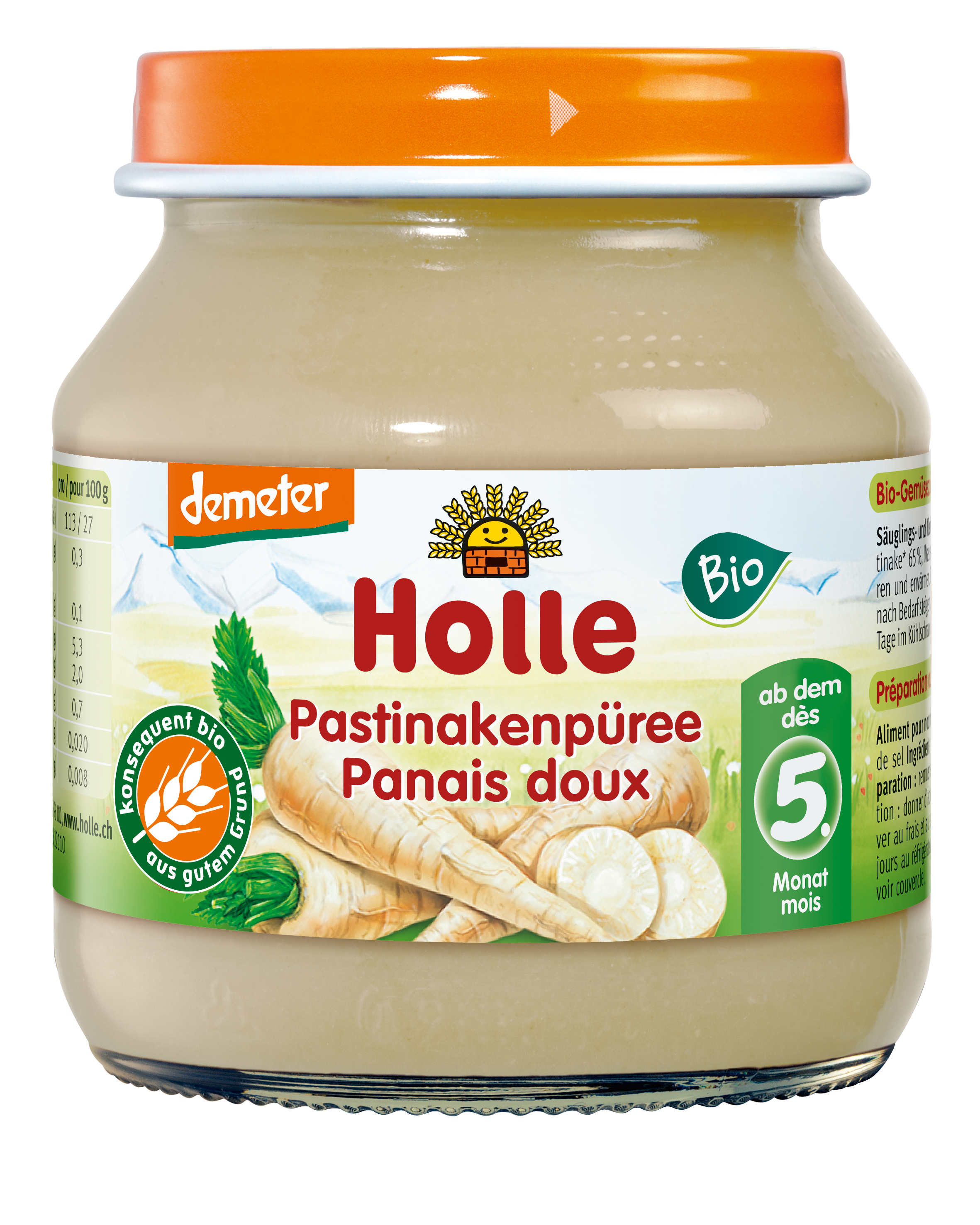 Pastinakenpüree - 125g - Demeter ab dem 5. Monat