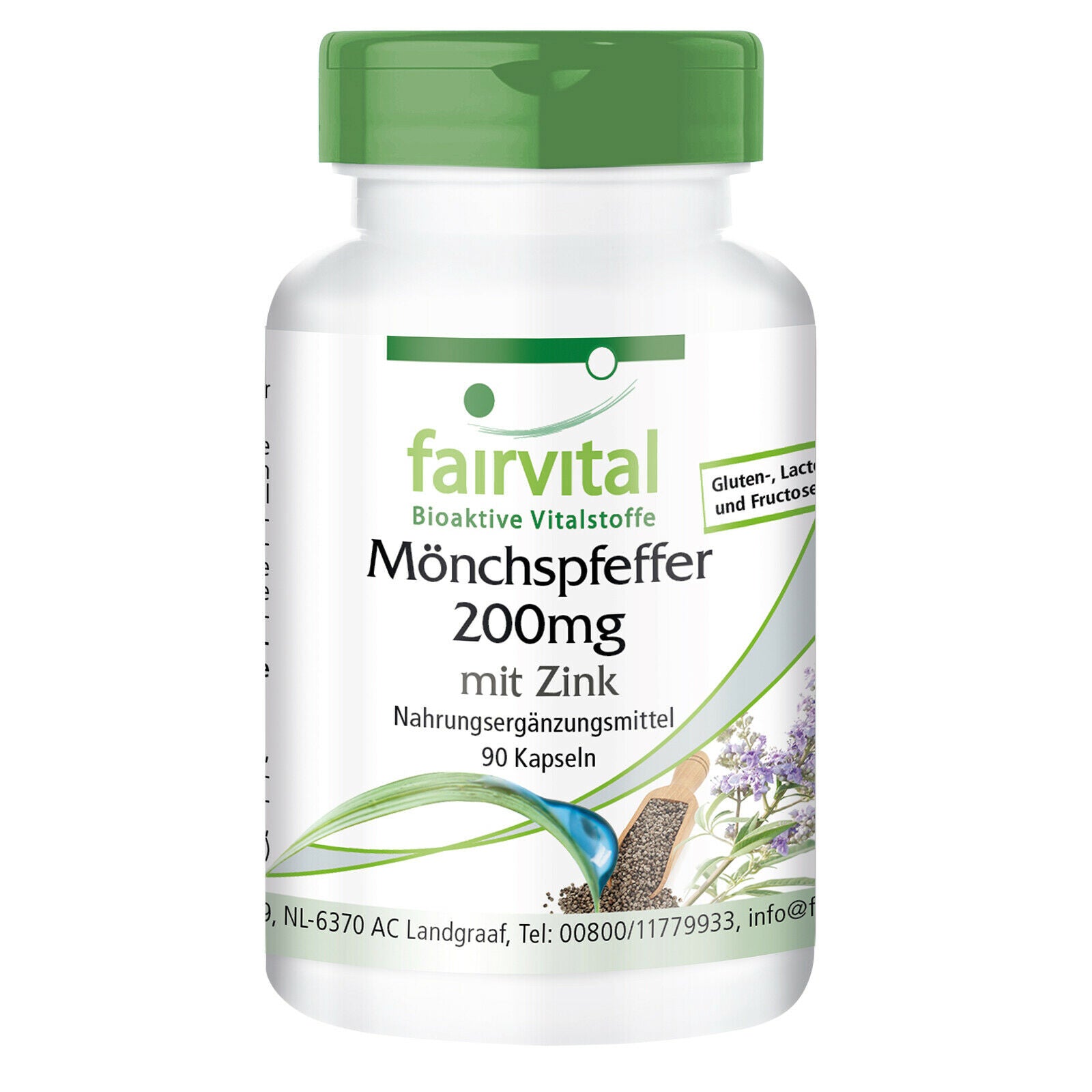 Mönchspfeffer 200mg mit Zink (90 Kapseln)