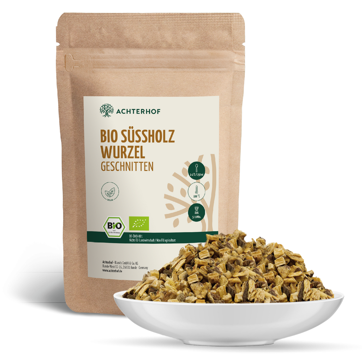 Süßholzwurzel geschnitten Bio (250g)