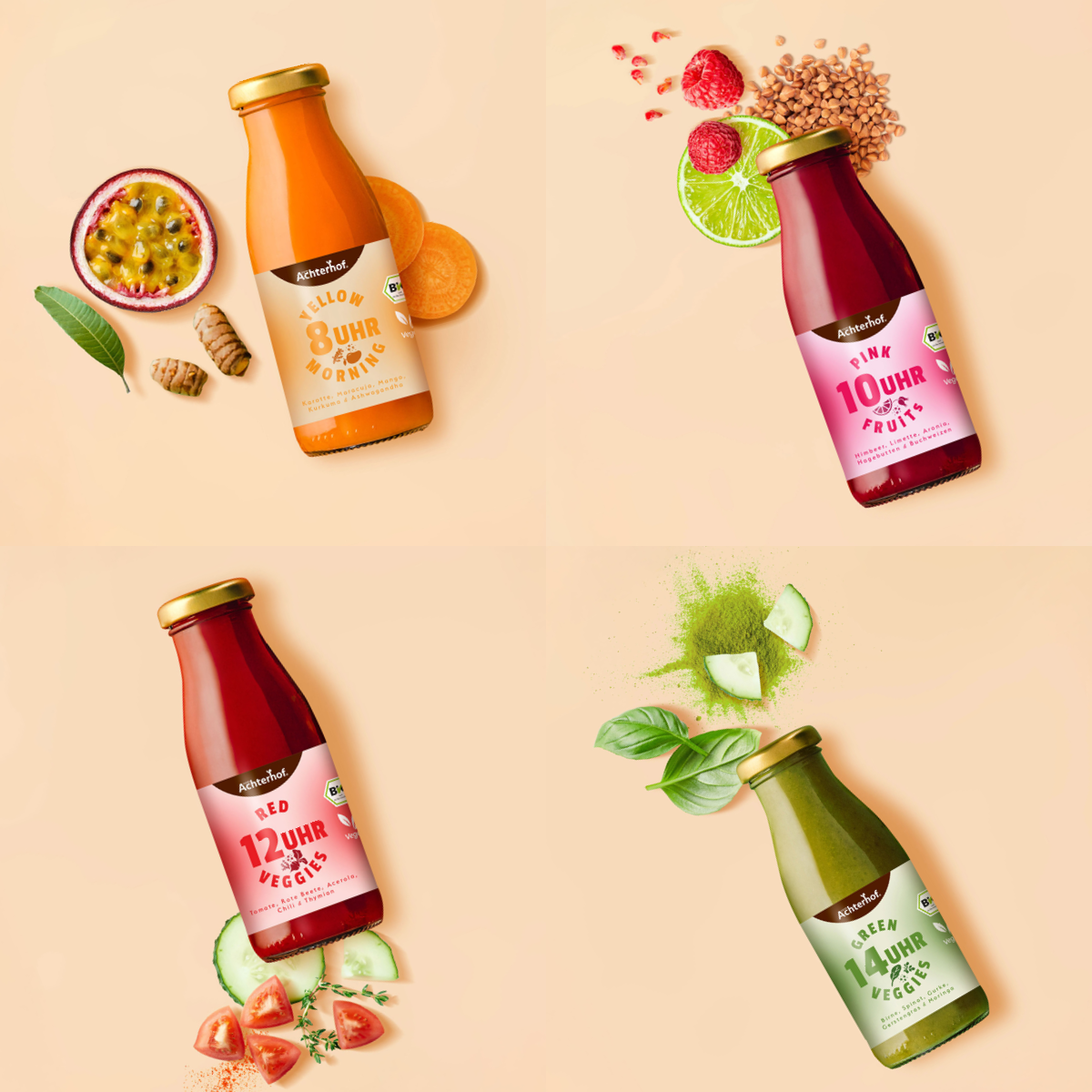 Fastendrinks 6 Flaschen Kräuterwunder Bio