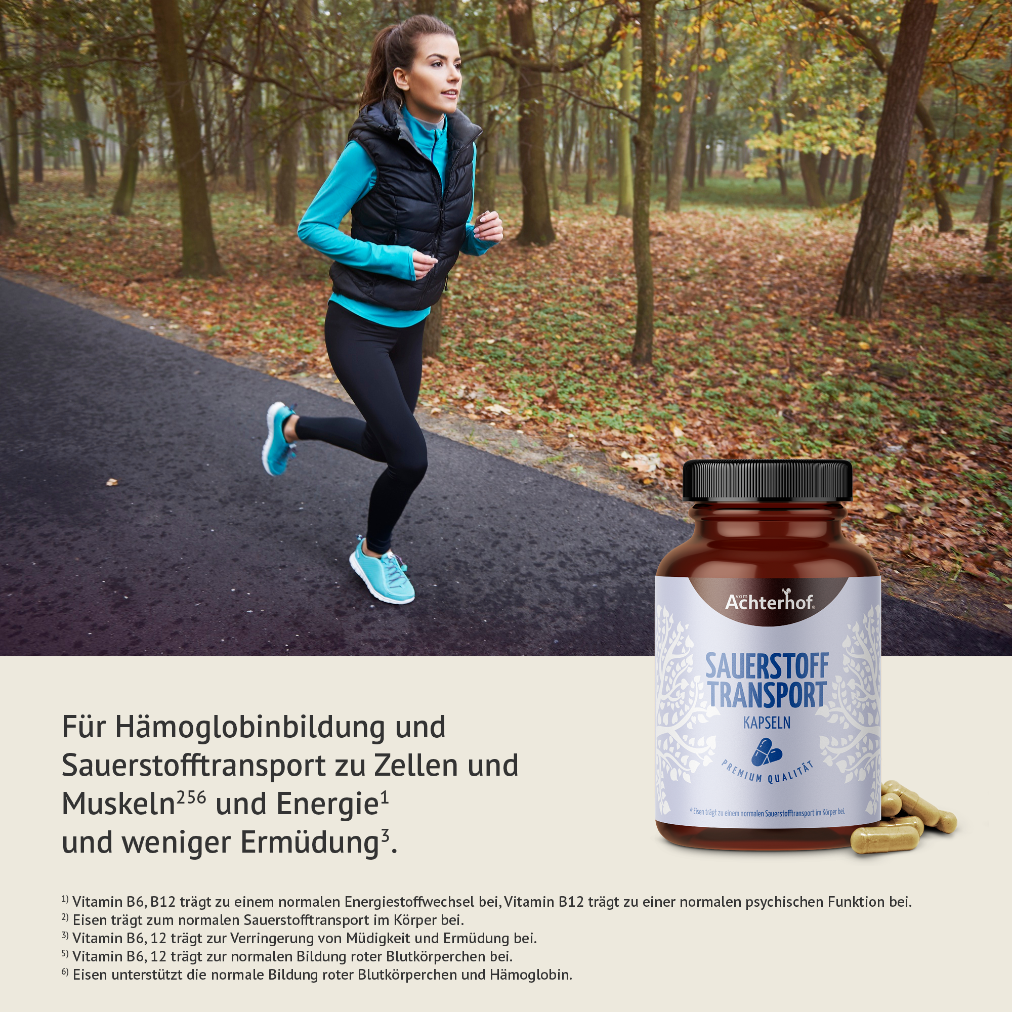 Sauerstoff Transport Kapseln (120 Kapseln)