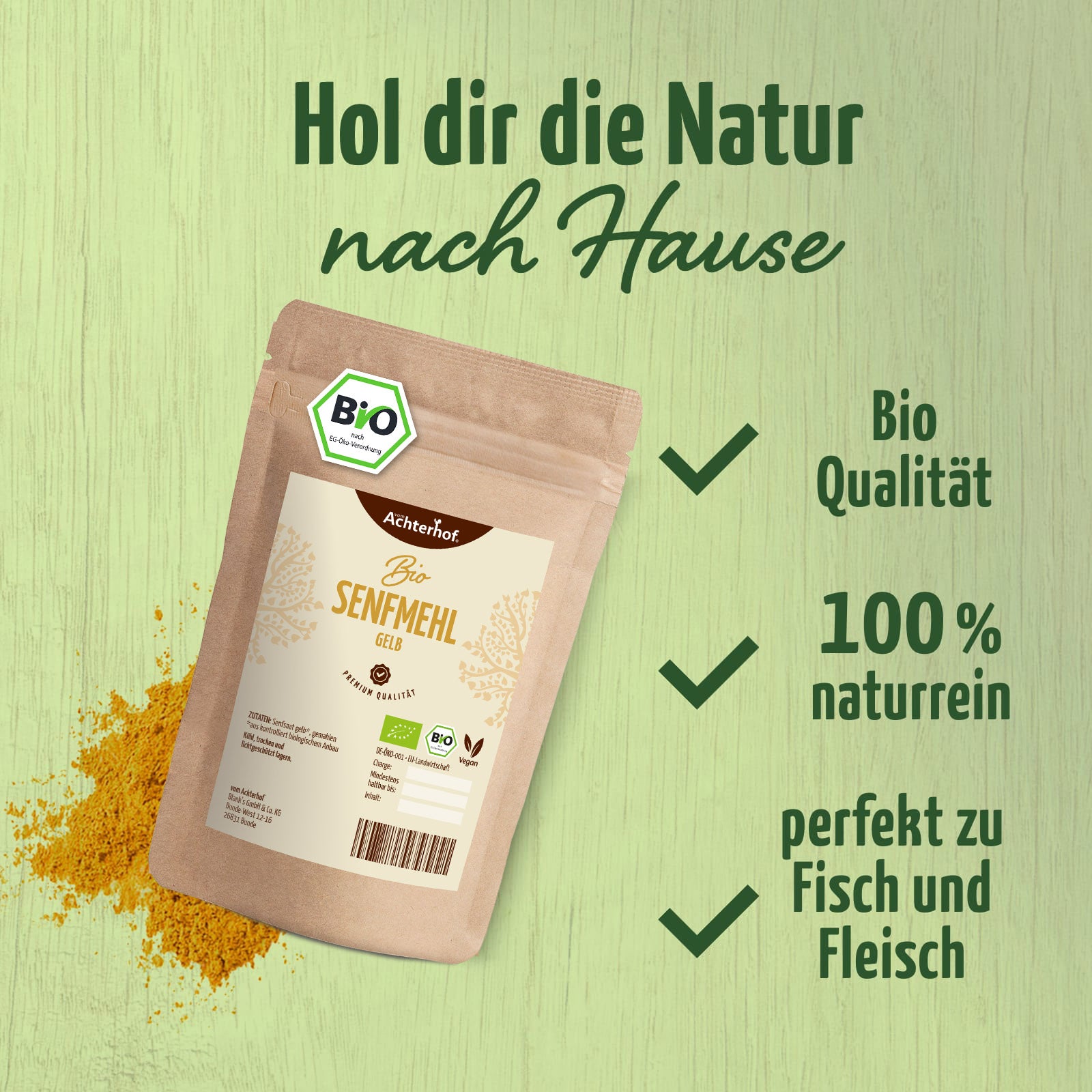 Senfmehl gelb Bio (500g)