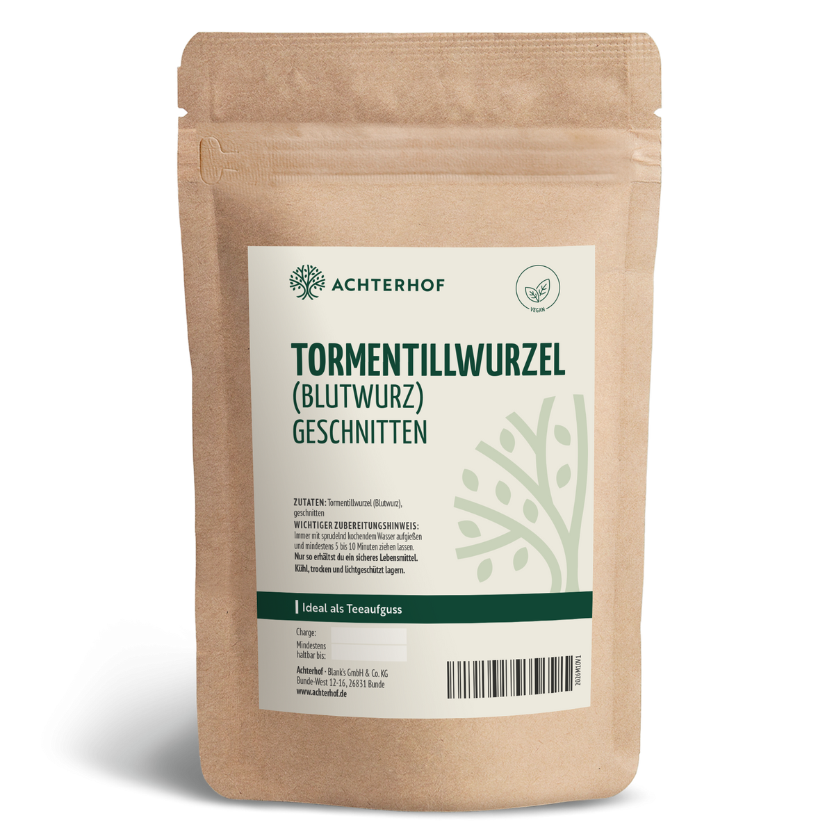 Tormentillwurzel Blutwurz geschnitten (100g)