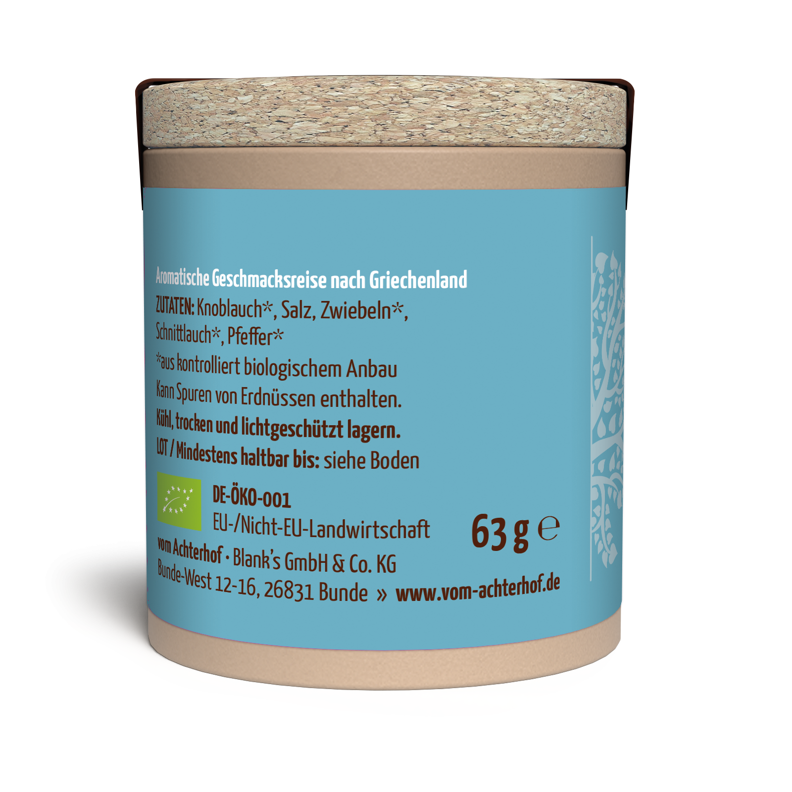 Tzatziki Dip Gewürzzubereitung Bio (63g)