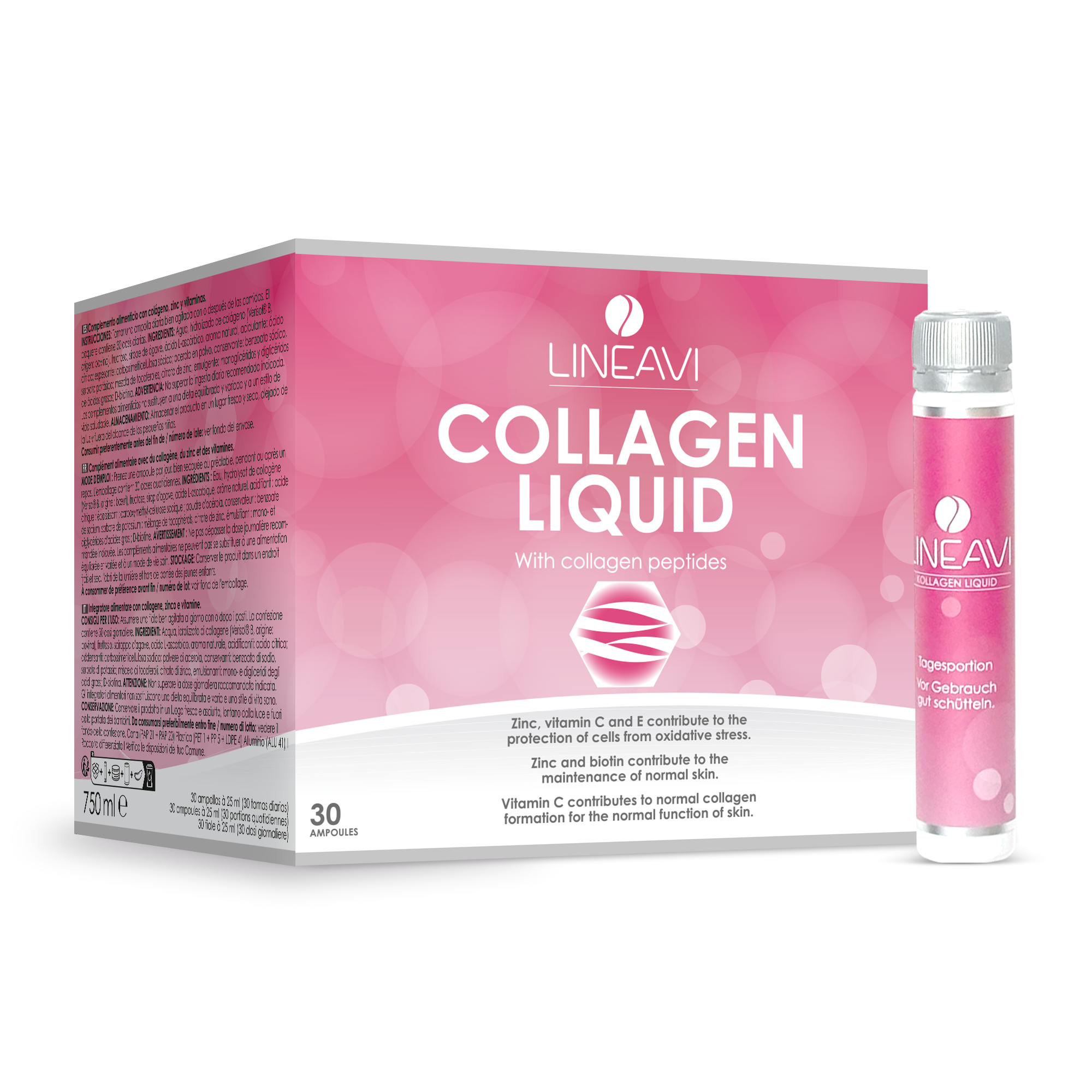 Kollagen Liquid (30x25ml Trinkfläschchen)