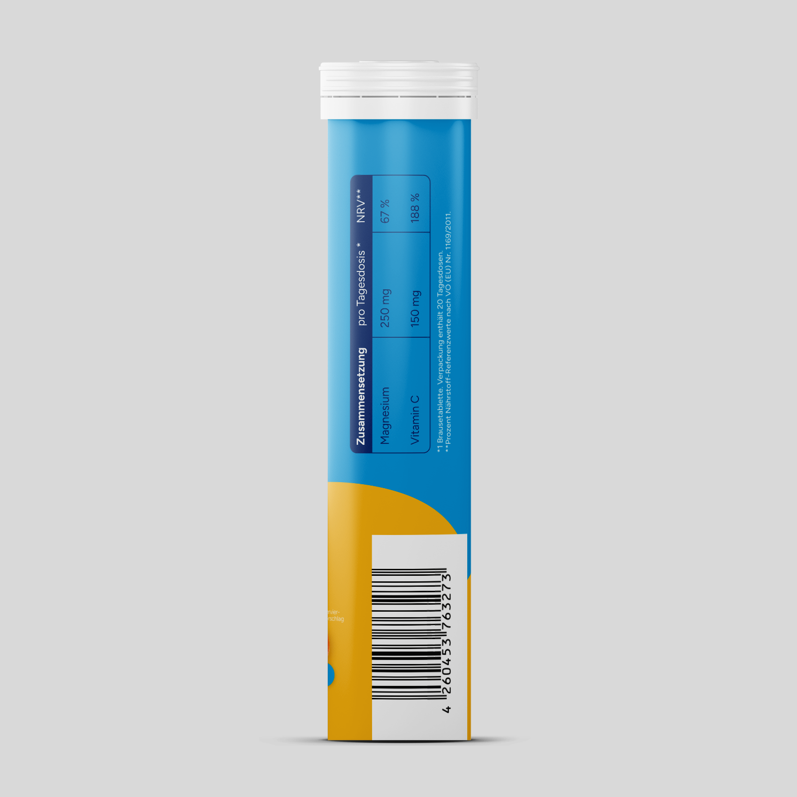 Magnesium + Vitamin C - Orange (20 Brausetabletten)