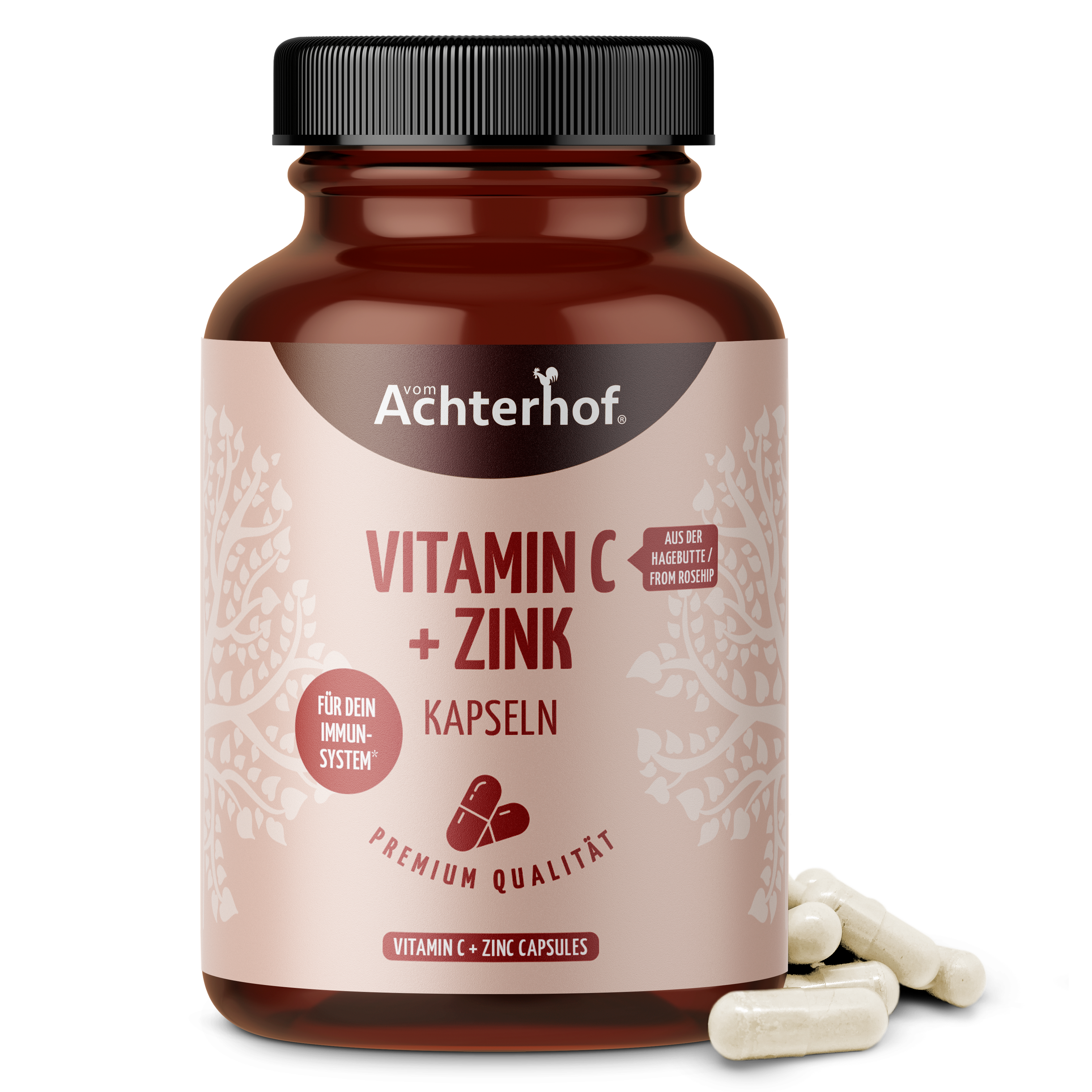 Vitamin C und Zink Kapseln (120 Kapseln)