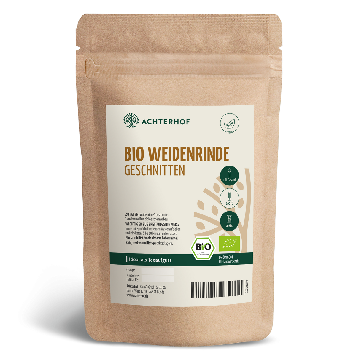Weidenrinde Bio (500g)