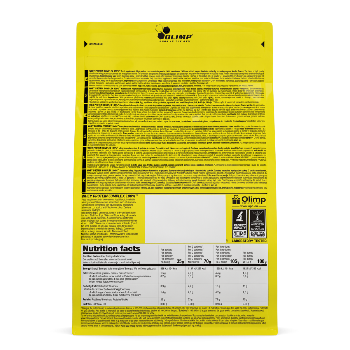 Whey Protein Complex 100% (700g) Vanille